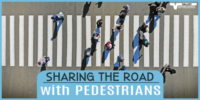 Sharing the road with pedestrians