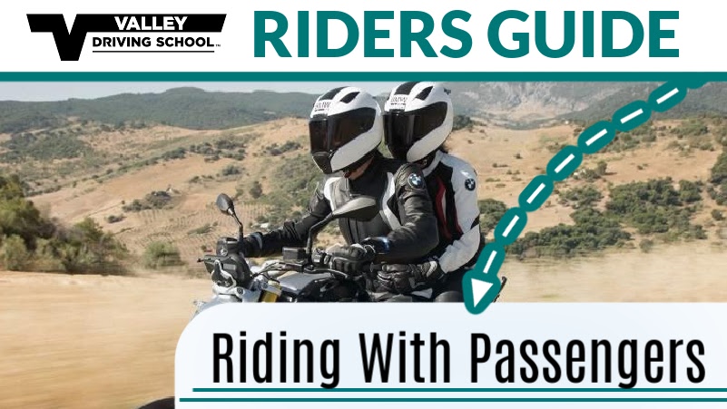 Motorcycle Rider s Guide Riding With Passengers Valley Driving